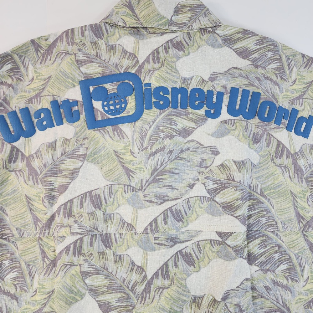 Disney Tropical Spirit Jersey Button Up - M